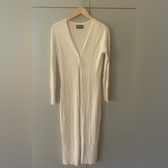 Modern Citizen MDRN beige Malin long cardigan size medium - Picture 1 of 6